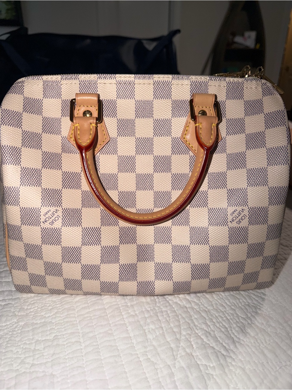 Louis Vuitton Speedy 25 Bandouliere in Damier Azur